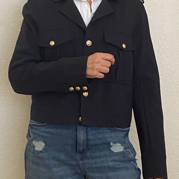 Lucky Brand Jacket with Gold Buttons - Picture 1 of 7